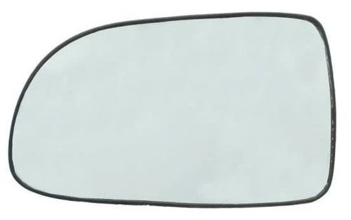 Left wing mirror glass and - left,