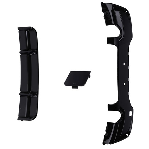 Gloss black rear bumper - rear,