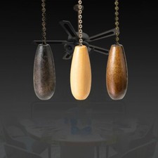 1*Wood Chain Pull Chain Cord