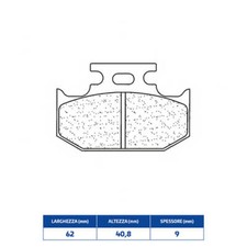 Sintered Rear Brake Pads For