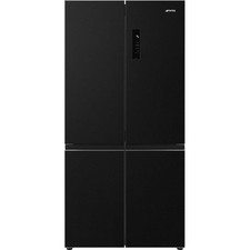 Smeg FQI60KD 522l No Frost American Style Fridge Freezer - Black