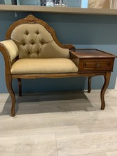 Vintage Furniture Telephone Table Seat
