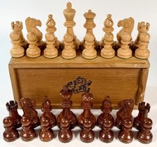 Weighted staunton chess set - chess,