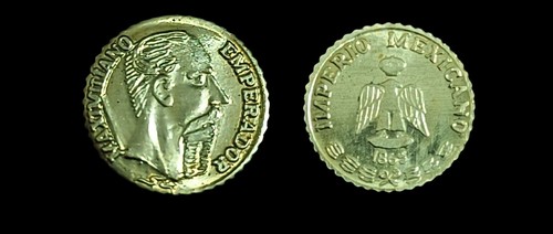 1865 mexico miniature - 1865,