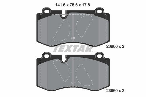 New brake pad - new,