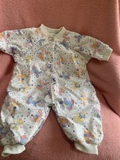 Vintage mothercare Sleepsuit Babygro Pram Suit ~  size 60cm ~ Bunny’s & Bears