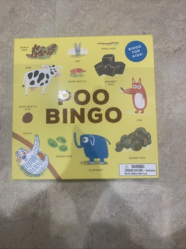 Poo bingo board game for - poo,
