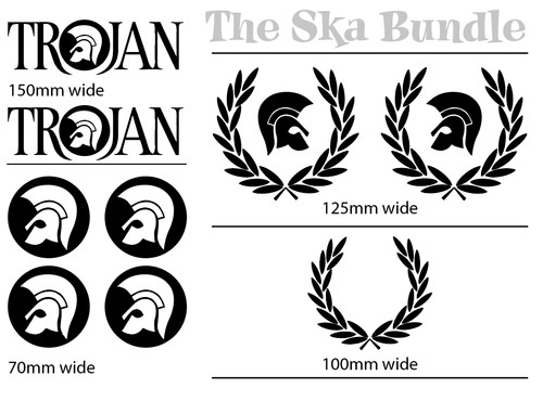 Ska skinhead sticker pack - ska,
