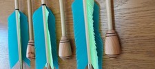 Medieval Warbow Flu Flu Arrows Wirh Yew Blunts