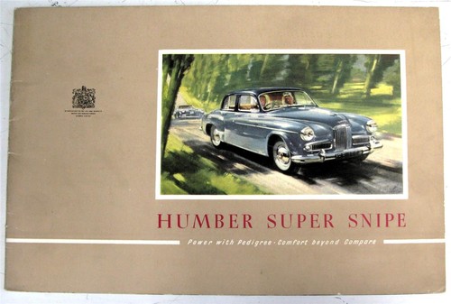Humber super snipe car - humber,