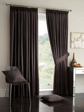 Faux Silk Pencil Pleat