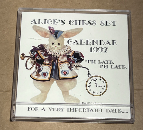 Chess set calendar replacement - set,
