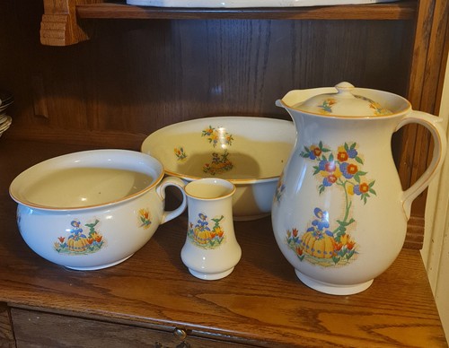 1930s burleigh ware bathroom - 1930s,