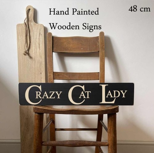 Crazy cat lady sign - lady,