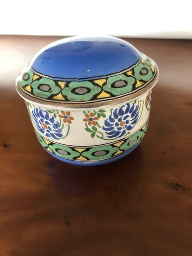 Antique hand decorated ceramic - hand-decorated,