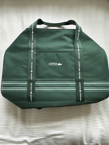 Lacoste duffle bag - green, for