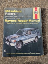 MITSUBISHI PAJERO 1983 -1996 HAYNES REPAIR MANUAL 68765