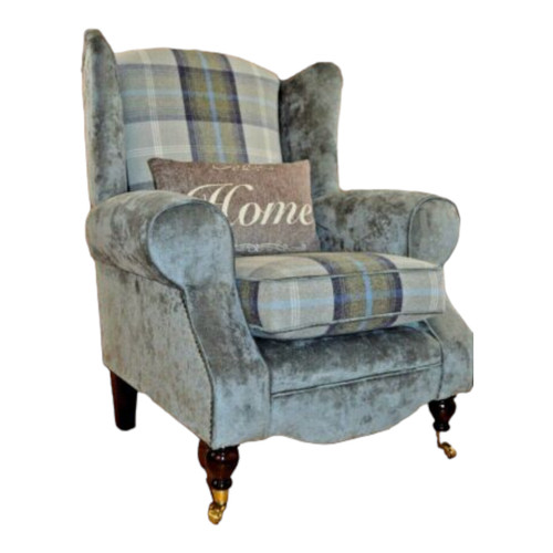 Wing back queen anne accent - wing,