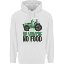 Tractor No Farmers No Food Farming Childrens Kids Hoodie