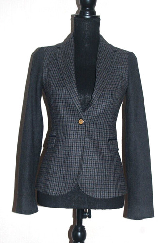 Zara checked wool houndstooth - wool,