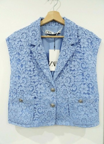 Zara blue lace - blue, short