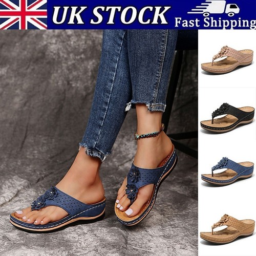 Toe post low wedge - toe, heel