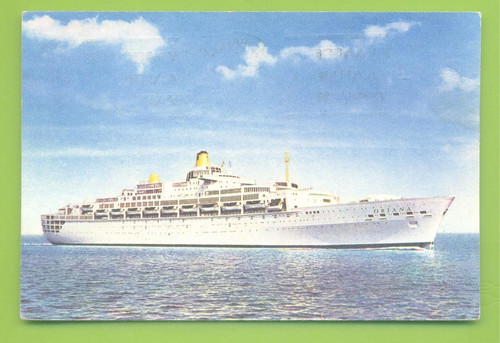 Oriana line postcard - oriana.p&o, line.postcard