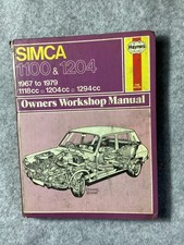 Haynes Simca 1100 & 1204 1967