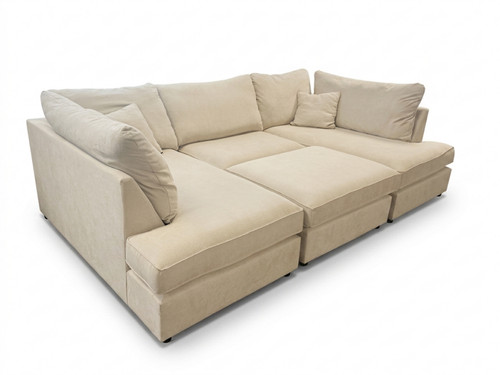 Corner sofa cream - cream, u