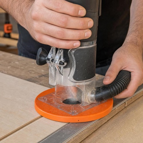 Trimming machine router base - trimming,