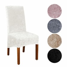 Stretch Crushed Velvet Dining