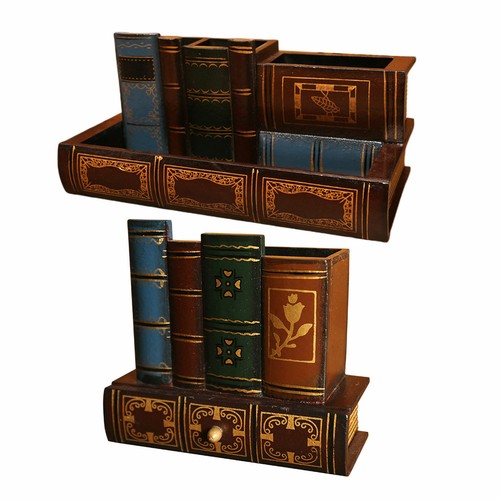 Wooden pen holder - holder, desk