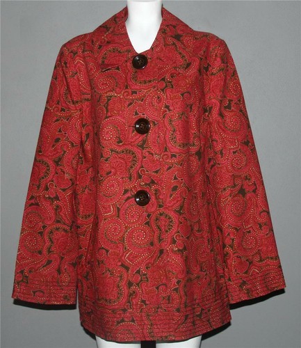Talbots paisley pleat back - paisley,