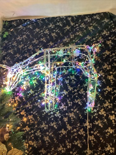 Christmas reindeer light - christmas, light-up