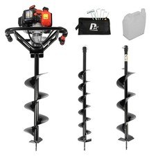 P1 Earth Auger Borer & Soil Post Hole Drill Kit Petrol Fence Tree Drills Digger