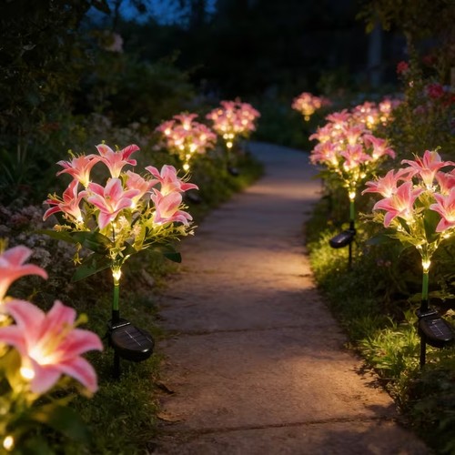 6pcs led solar garden - 4/6pcs,