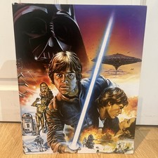 Star Wars ESB 2-Ring Binder + Solo, Leah, Vader Folder 1997 Lucasfilm Vintage