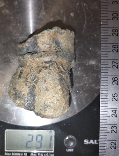 Medieval pot leg metal - pot,
