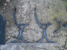 A PAIR OF VINTAGE CAST IRON