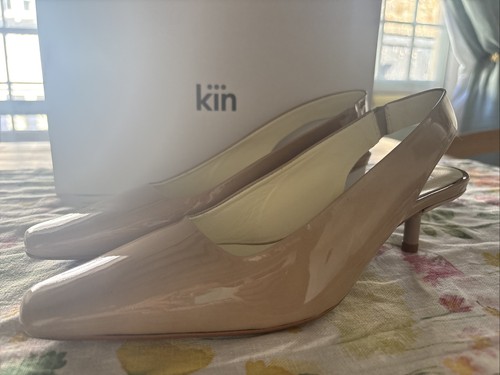 Kin john lewis beige patent - lewis,