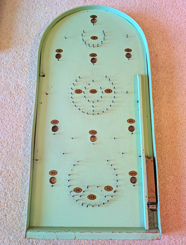 Vintage 1950s wooden - vintage, bagatelle