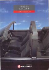 Vauxhall Astra 1.6 & GTE Convertibles Original UK Sales Brochure No. V7432 1991