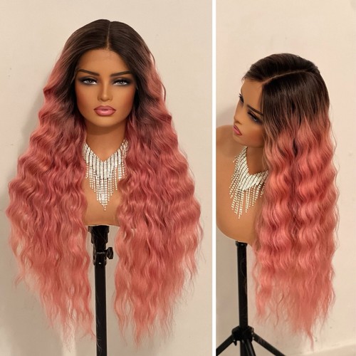 Curly synthetic wig - curly,