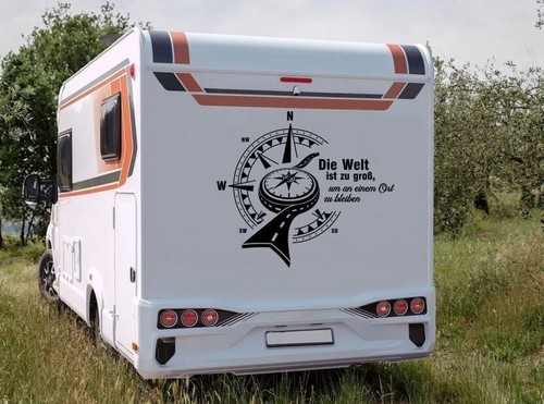 Motorhome sticker road with - sticker,