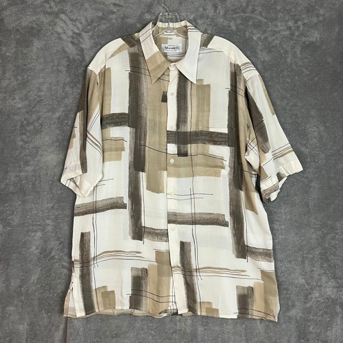 Massoti button down shirt mens - button,