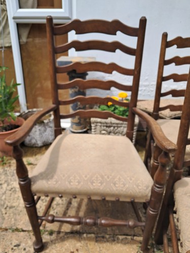 Chairs oak ladder back - chairs-oak-ladder, back-inc