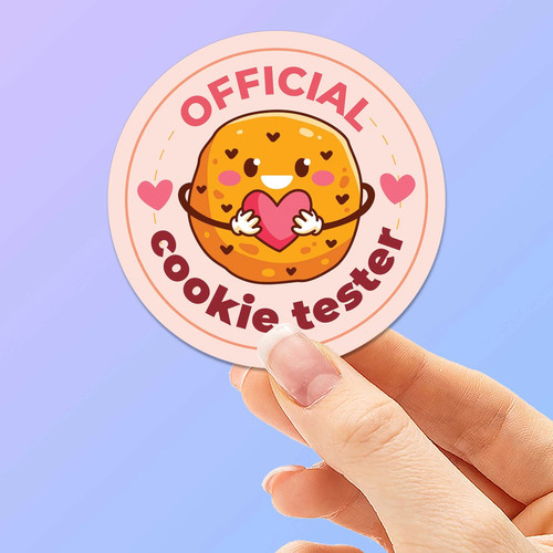 Official cookie tester sticker - cookie,