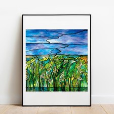 Art print Tiffany Arrowroot