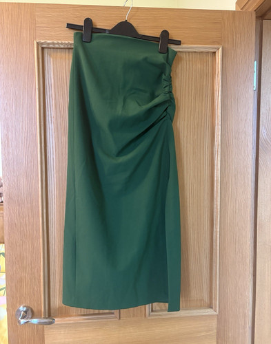 Zara green ruched - zara,