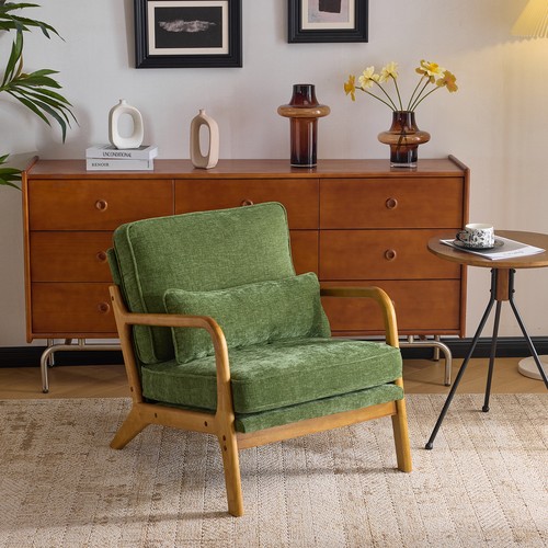 Armchair with cushions and - with,